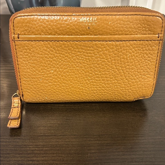 Fossil Handbags - Fossil Brown Textured Leather Wallet
